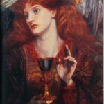 painting of mary magdalene holding a cup of oil